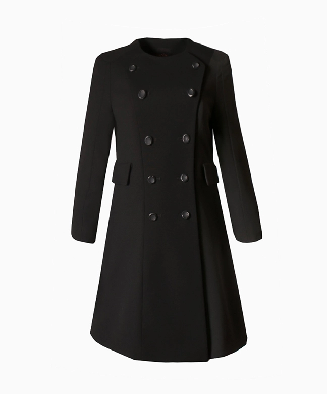 Location manteau MAJE Wool noir 1