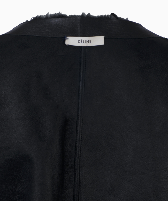 Achat Veste Céline, modèle Black Shearling 4