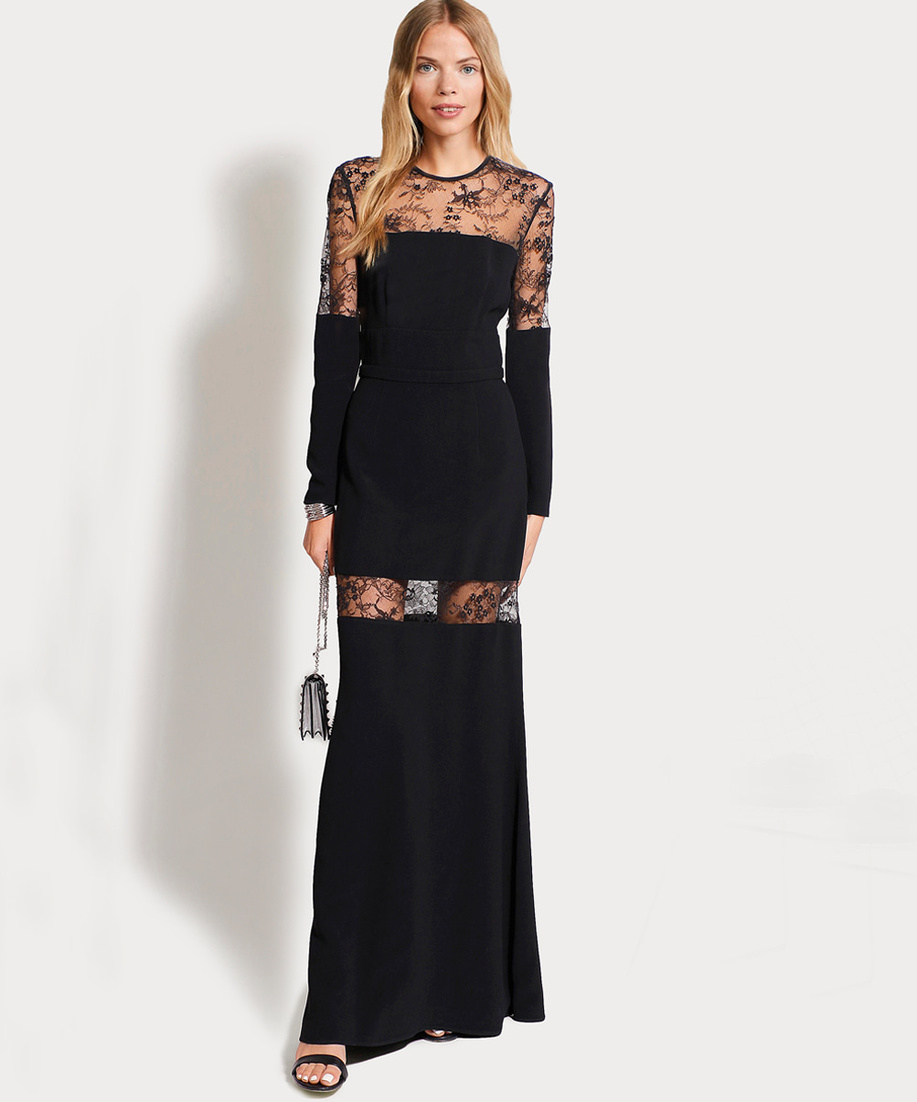 Location RobeElie Saab Lace Skirt 1