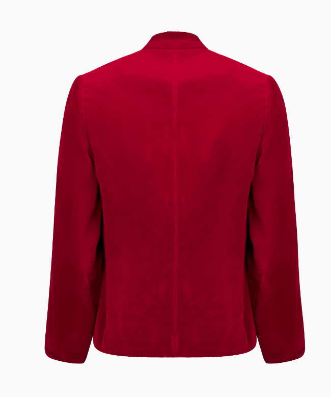 Location Veste Pierre Balmain, modèle Velours Carmin Vintage 2