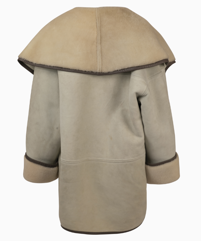 Achat Manteau Guy Laroche, modèle Shearling Nude 3