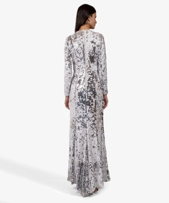 Location Paule Ka Robe Sequins Blanc 3