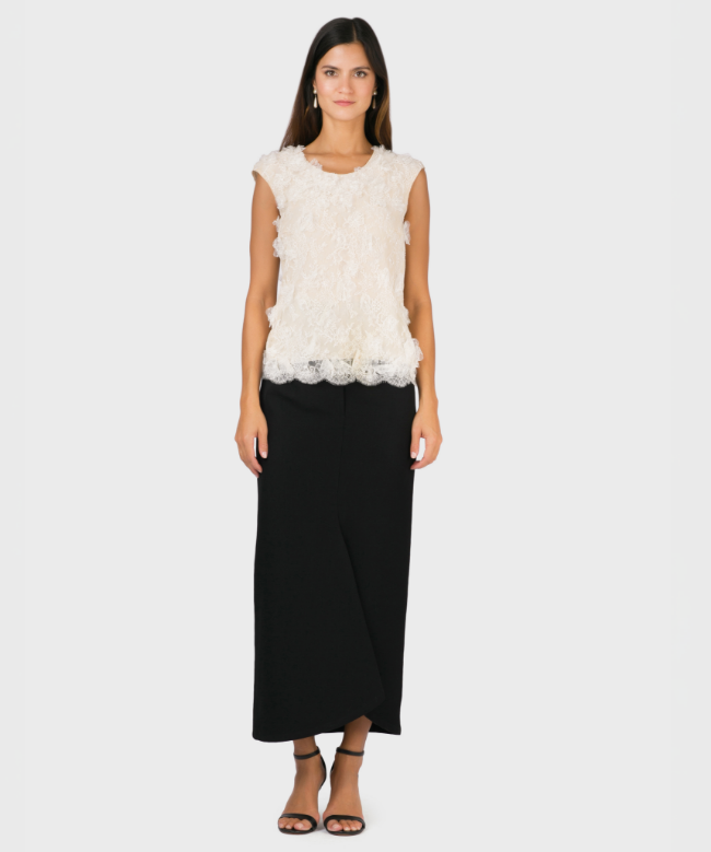 Location et Achat top Chanel, modèle white SS2009 par Karl Lagerfeld 4