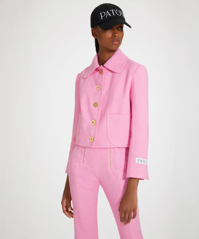 Achat Veste Patou, modèle Tweed Begonia Pink 1