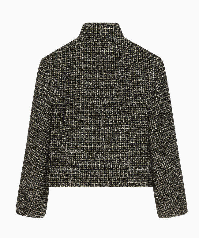 Location et Achat Veste Chanel, modèle Tweed Croisé Graphite 2