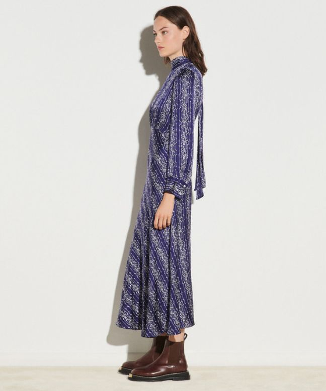 Location Robe Angie Satin Sandro 3
