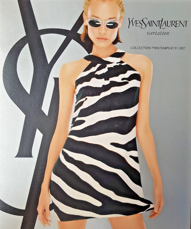 Achat Robe de soirée Yves Saint Laurent, modèle Variation SS1997