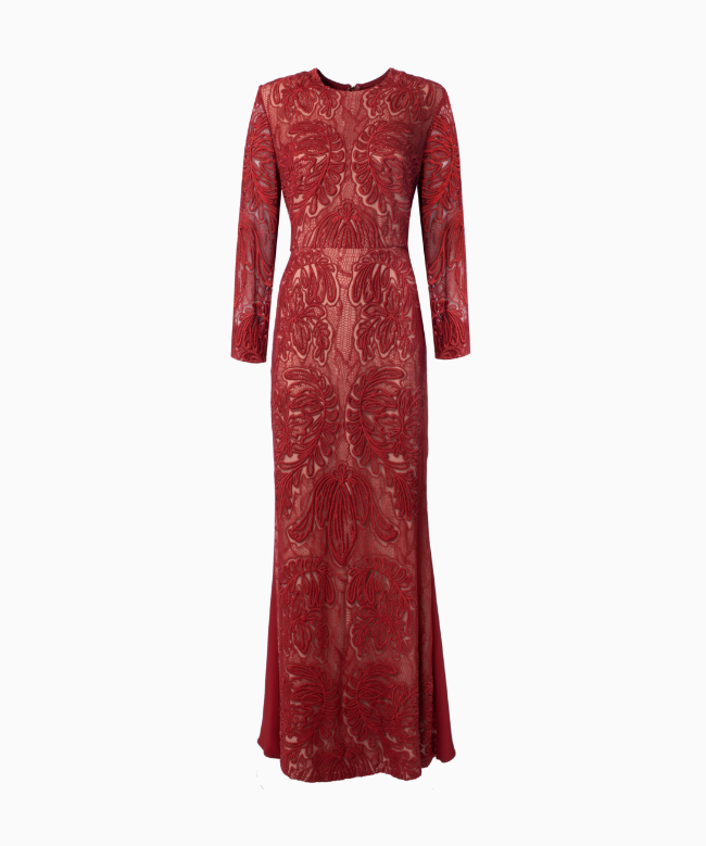 Location Robe Elie Saab Red Lace 1