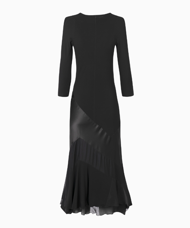 Location robe Roberto Cavalli, modèle Silk Bias Cut Black FW 2004 3
