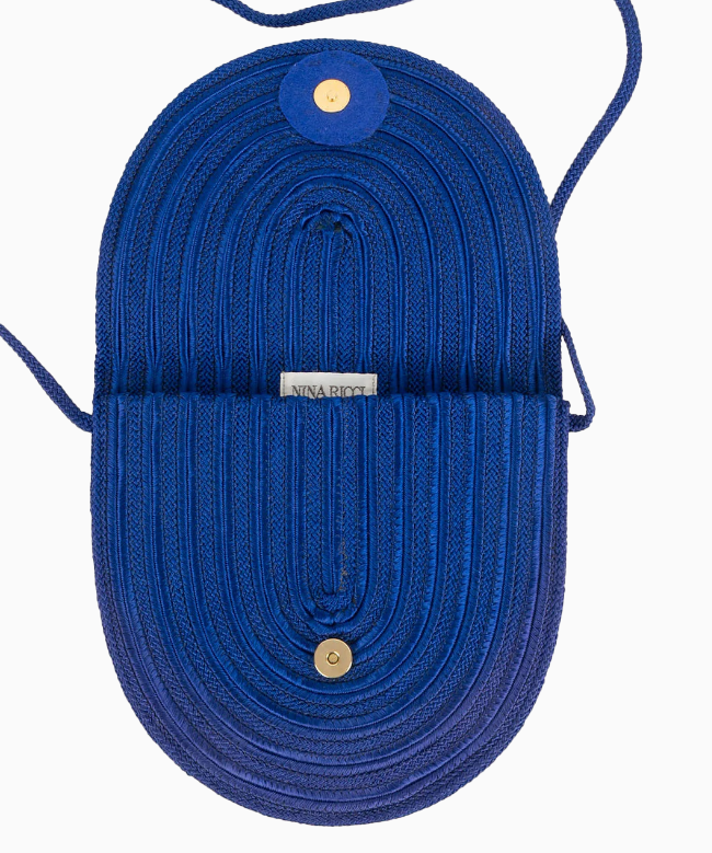 Location et Achat Sac Nina Ricci, modèle Demi Lune Bleu 3