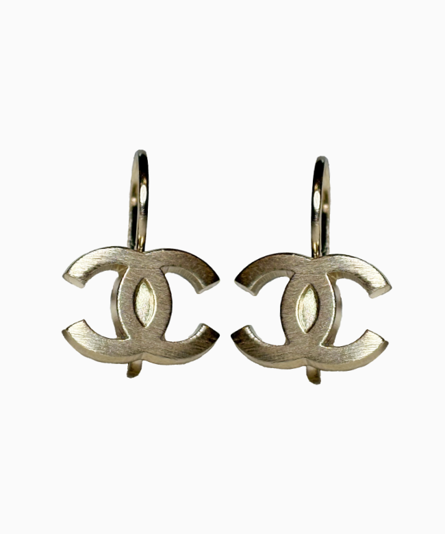 Achat Boucles D'Oreilles Chanel, modèle Double C Gold