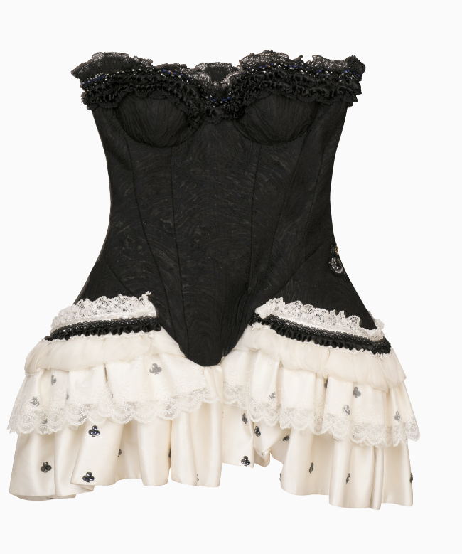 Location et Achat Robe Vintage, modèle Corset Mini Baroque 1