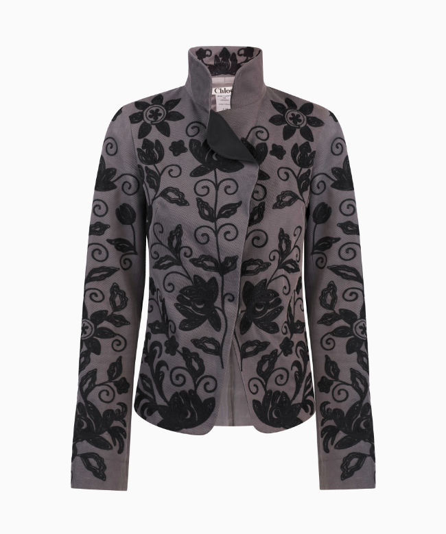 Location et Achat veste Chloé, modèle Jardin d'Ombre FW2002 by Phoebe Philo 2