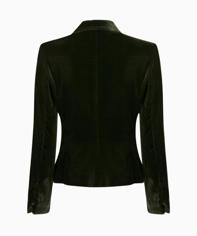 Location et Achat Veste Valentino, modèle Velours Vert 2