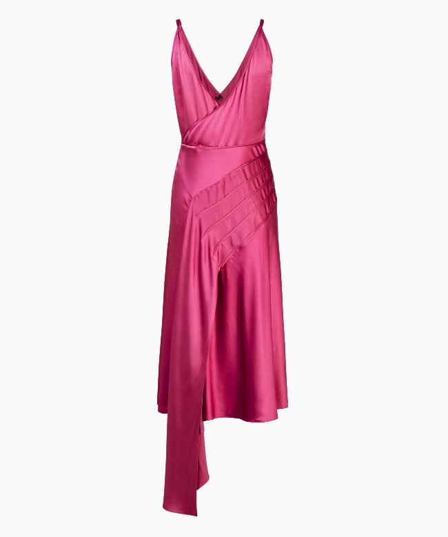 Location robe Marc Jacobs, modèle Soie Framboise. 2