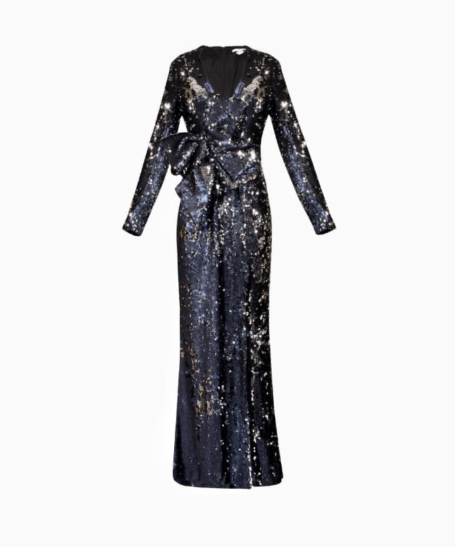 Location Paule Ka Robe Sequins Marine 2