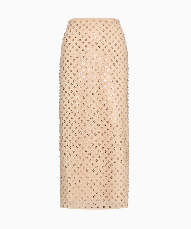 Location Jupe de soirée Milly, modèle Rosemary Sequin 1