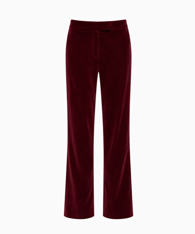 Location et Achat Pantalon Vintage, modèle Velours Bordeaux 1