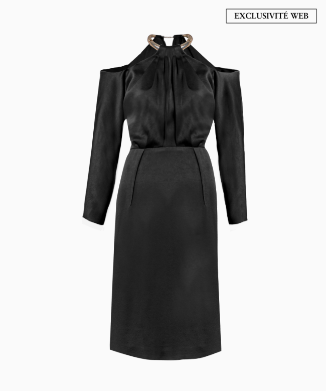 Location Robe Paule Ka Robe Juliette Noire 1