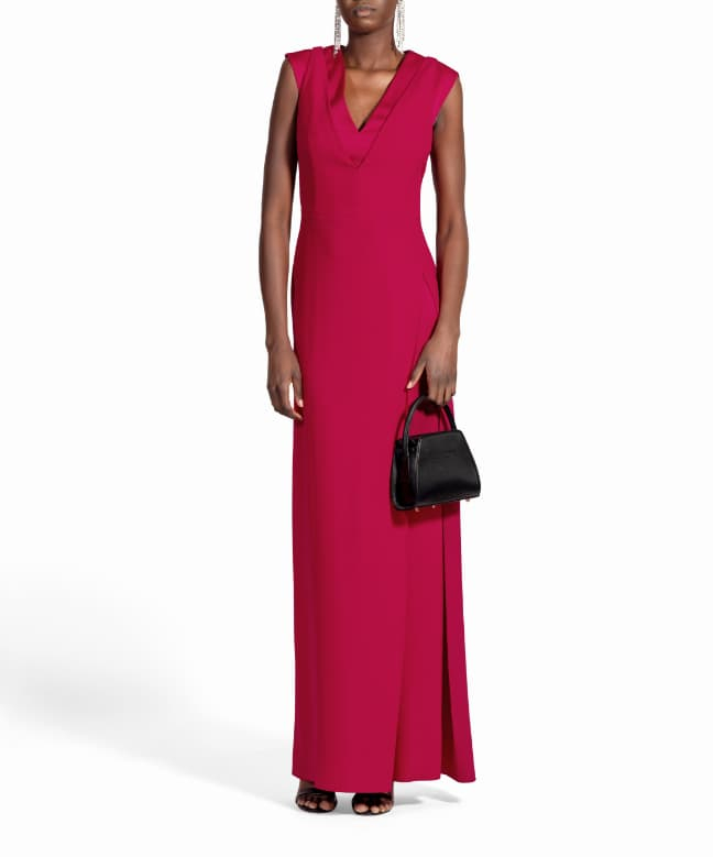 Location Paule Ka Robe Fourreau Fuschia 1