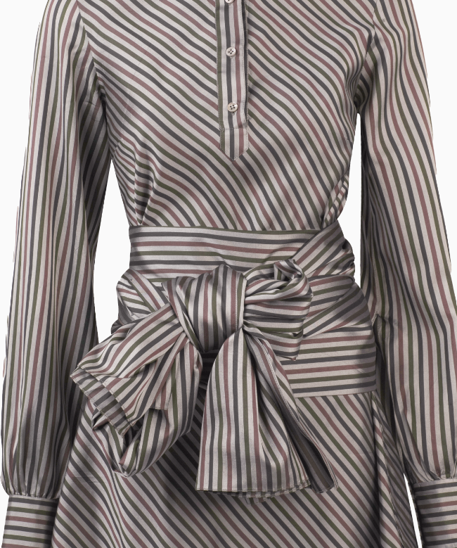 Location et Achat chemise Chloé, modèle Stripes Fluid FW2002 by Phoebe Philo 4