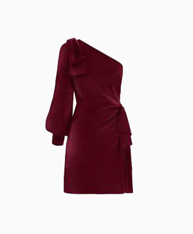 Location robe Zimmermann Maples Bow Burgundy 2