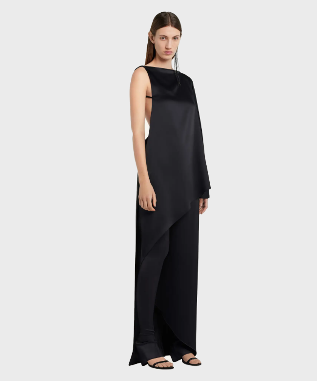 Location robe Courrèges, modèle Infinity Off Shoulder Black 3