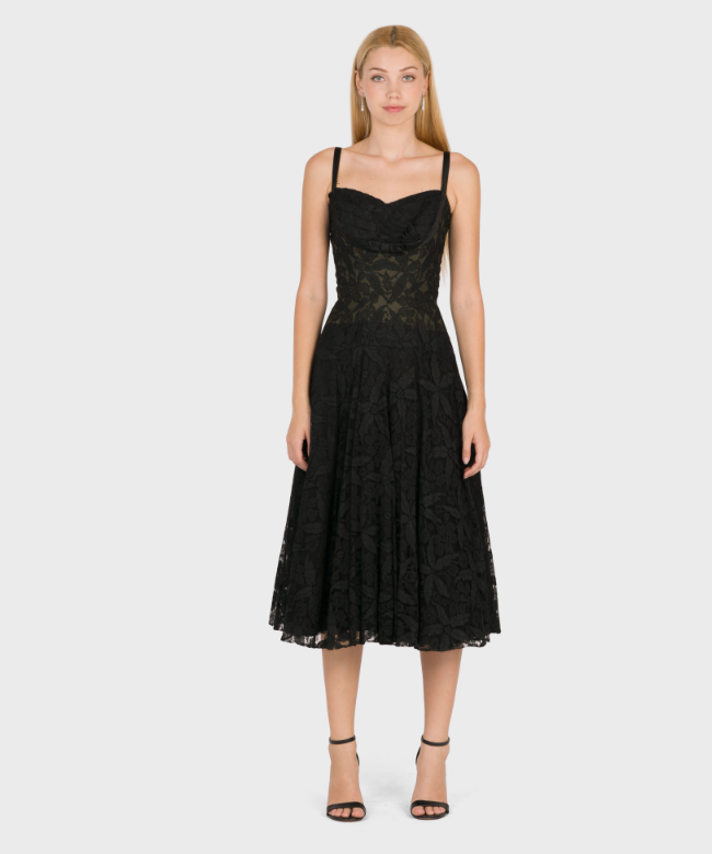 Location Robe de soirée Ted Lapidus, modèle Lys Noir 1