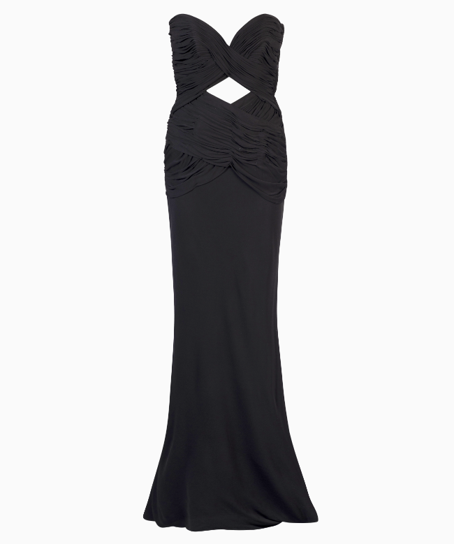 Location robe Vicky Tiel Couture, modèle Minuit Sculpté 1