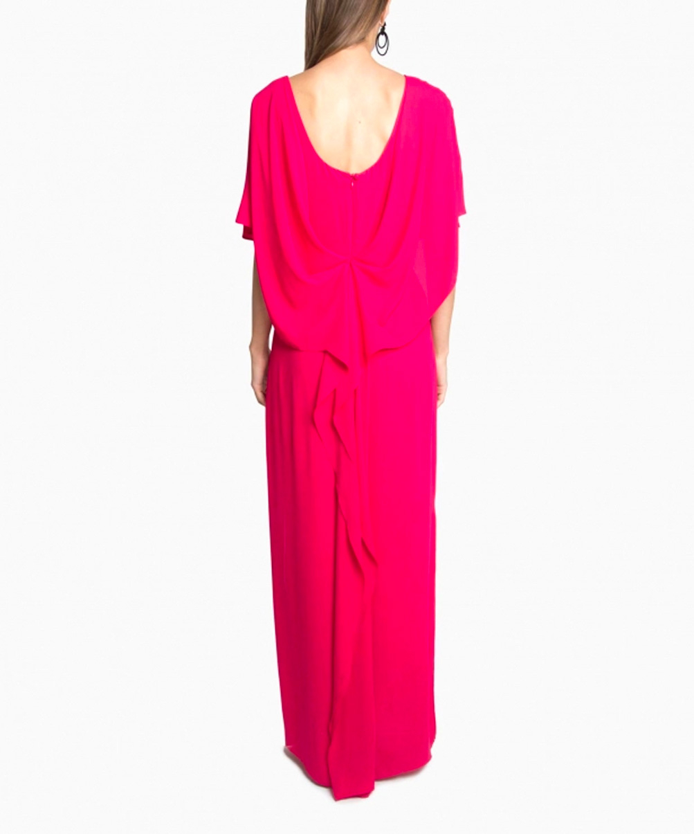 Location robe longue Halston Heritage Drape Cape 4