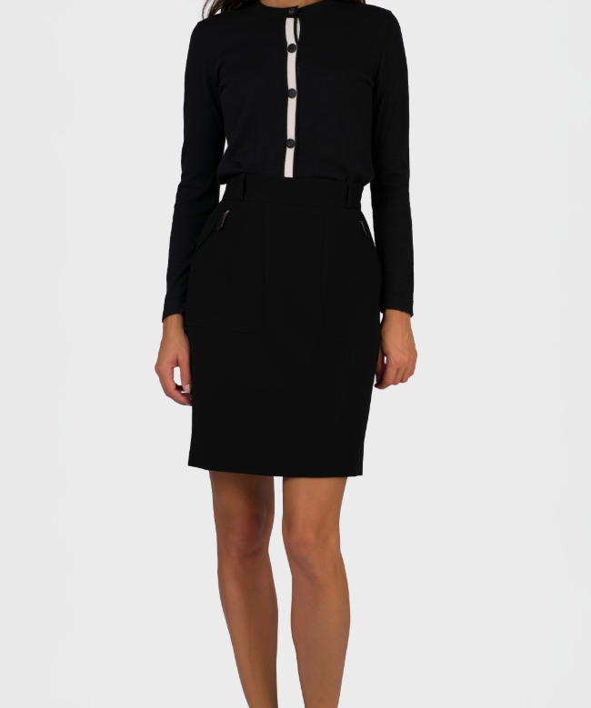 Location et Achat jupe Hermès, modèle Black Utility. 2