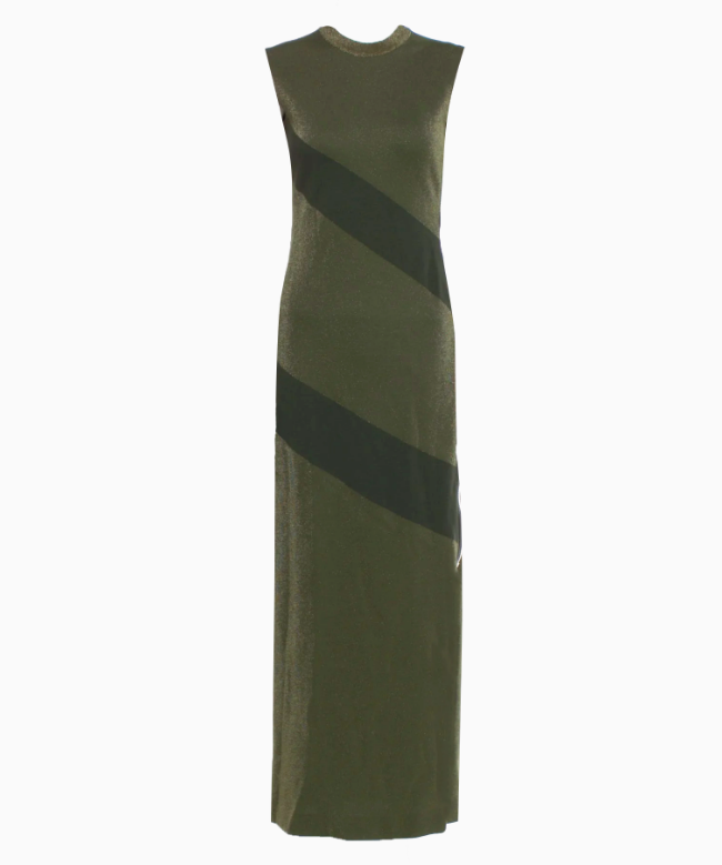 Location et Achat Robe Louis Vuitton, modèle Maille Kaki Resort 2016 1
