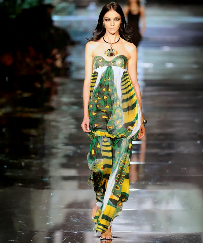 Achat Robe Roberto Cavalli, modèle Wild Amazon 1