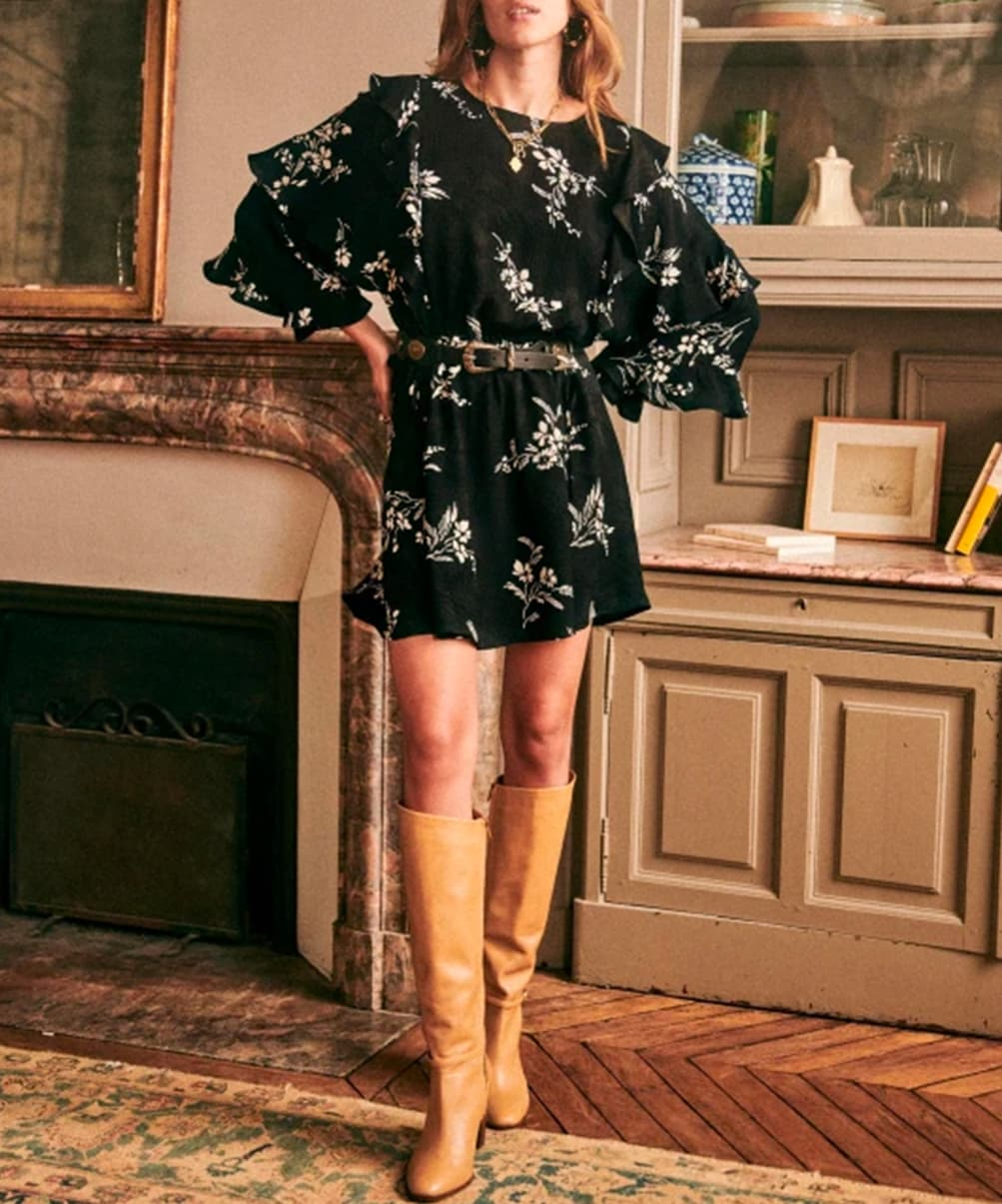 Location Robe Lali Jacquard Sézane 1