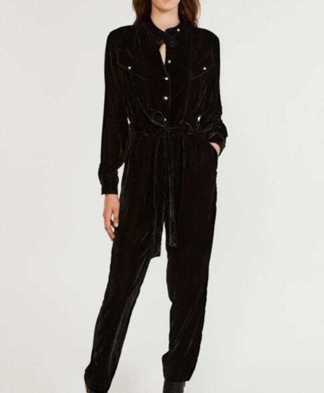 Location Combinaison Claudie Pierlot Black Velvet 2