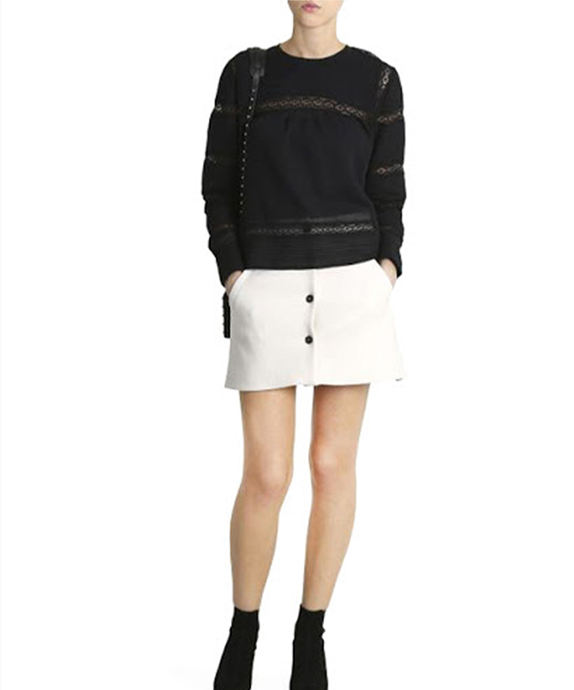 Location Top ISABEL MARANT Rexton noir 2