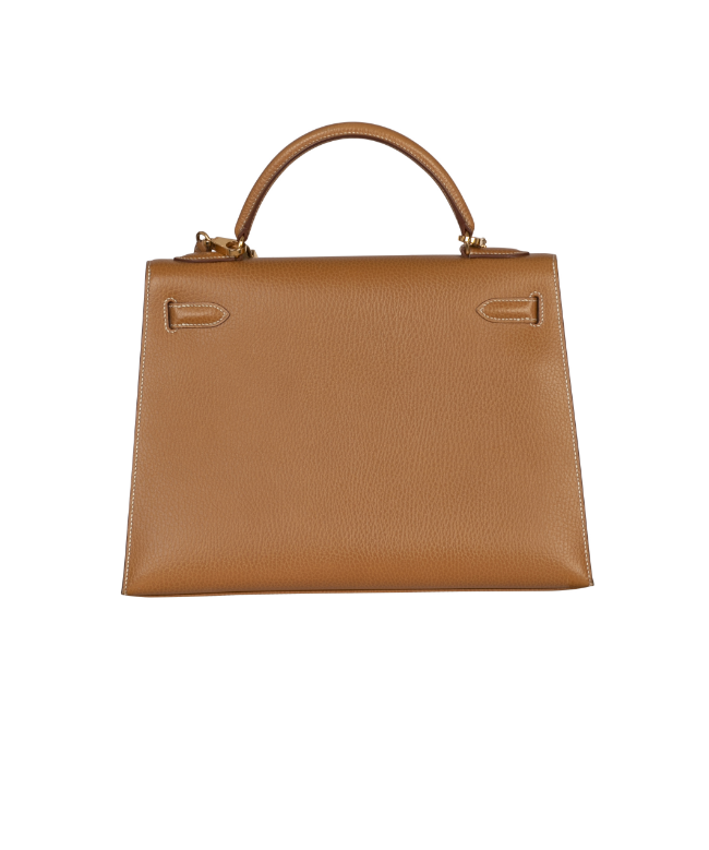 Achat Sac Hermès, modèle Kelly Ardenne Gold 2