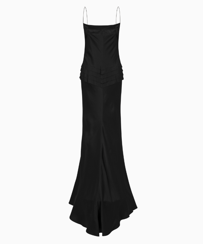 Location Robe de soirée Jean Louis Scherrer, modèle Paris Satin Circa 1995 2