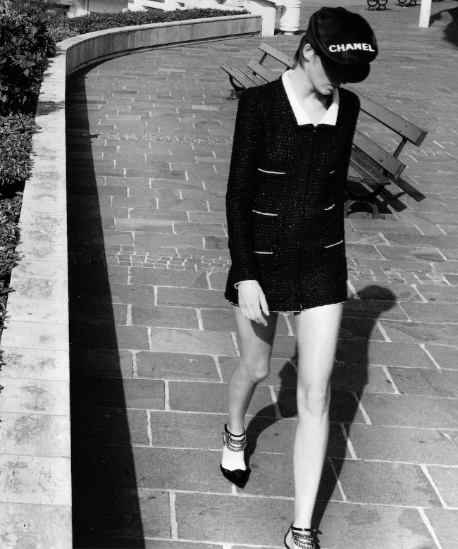 Location et Achat manteau Chanel, modèle Tweed Contrasté SS2002 3