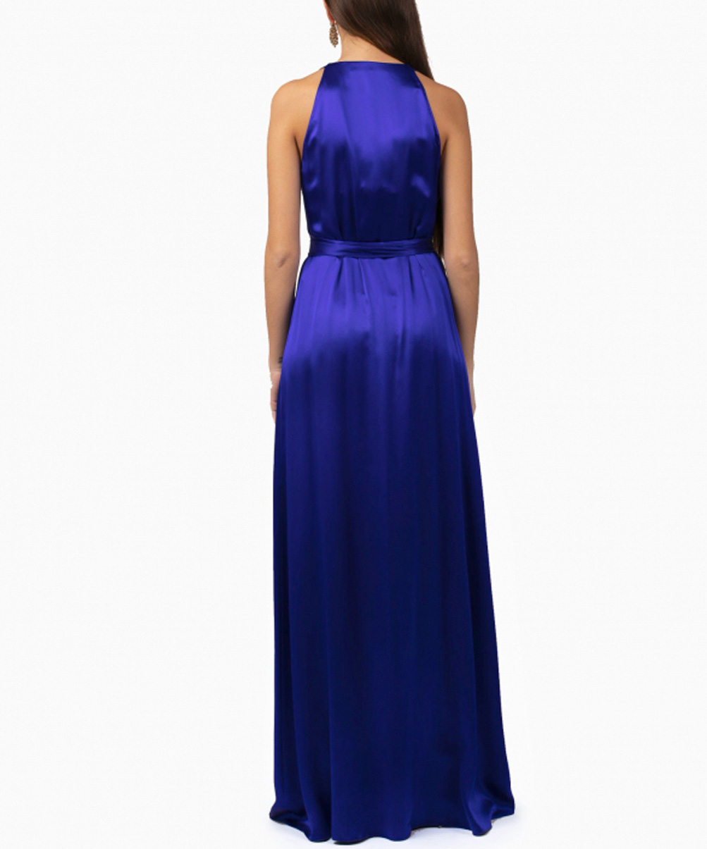 Location robe Diane Von Furstenberg Paola Blue Wrap 4