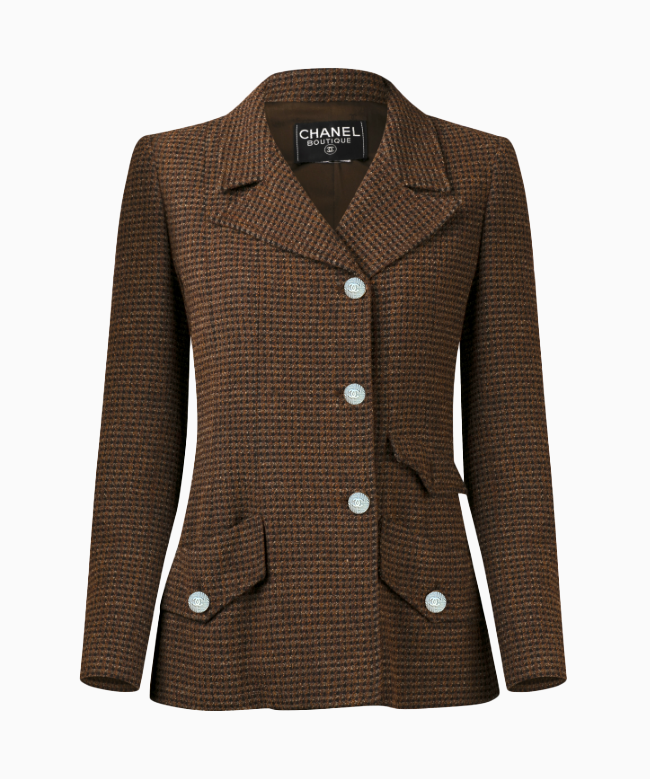 Location et Achat veste Chanel, modèle Brown FW1997 par Karl Lagerfeld 2