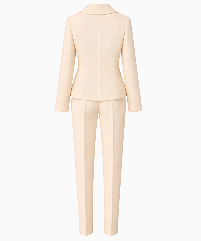 Location et Achat Ensemble Valentino Boutique, modèle Tailoring Ivoire 2