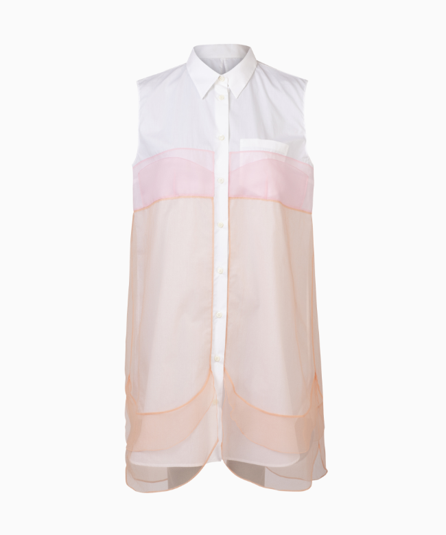 Location Robe Prada, modèle Chemise Organza Resort 2018 2