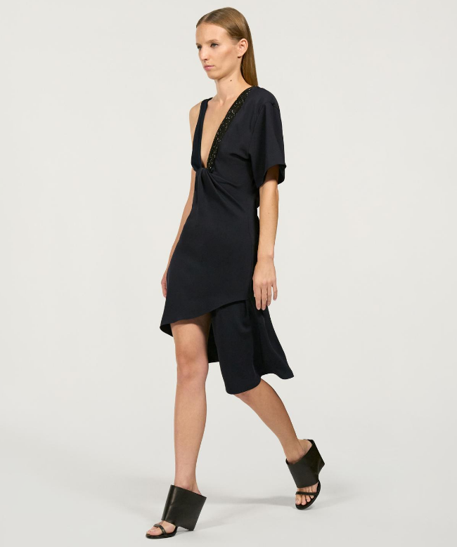 Location robe Courrèges, modèle Twist Asymmetrical Navy 6