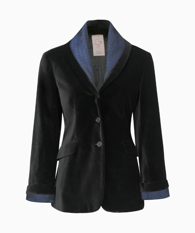 Location et Achat Veste Romeo Gigli, modèle Velours Nuit Fall1989 1