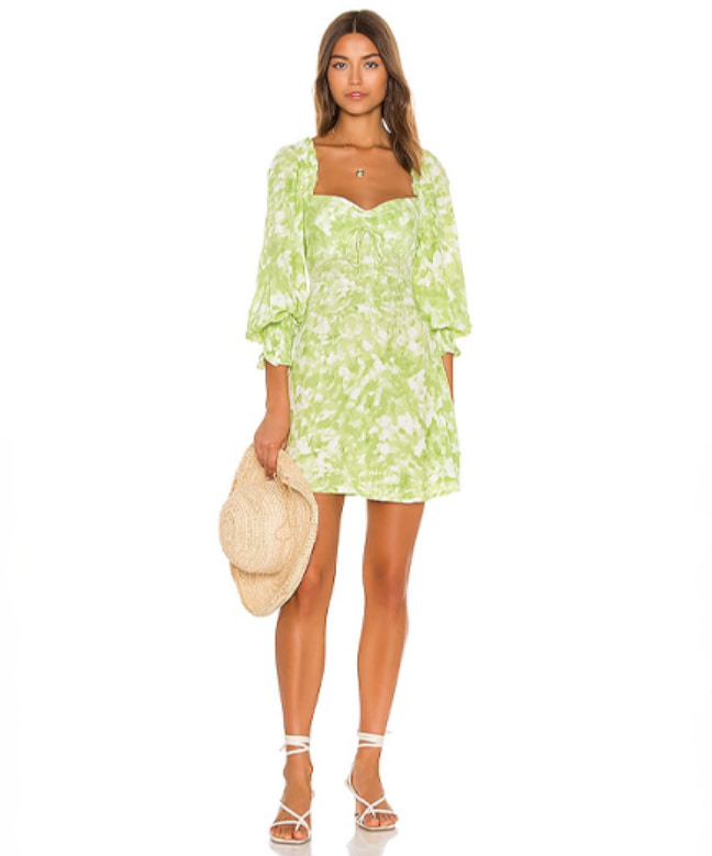 Location Robe Faithfull The Brand Arianne Verte 1