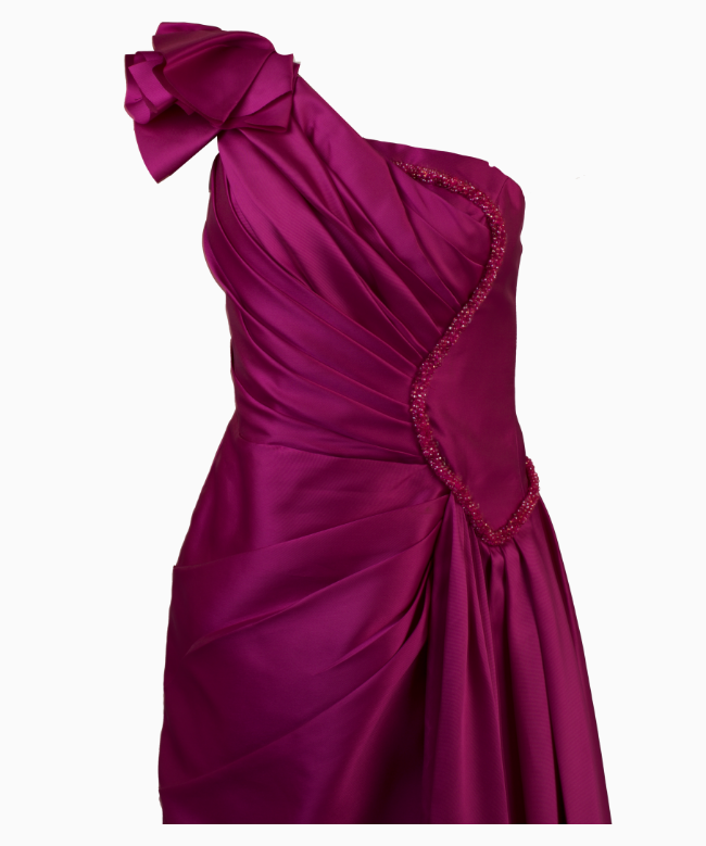 Location et Achat Robe My Couture Corner, modèle Asymétrique Drapée 4