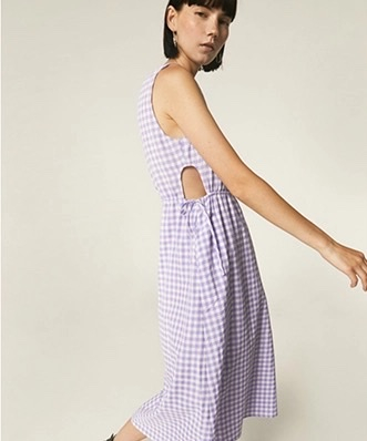 Location Robe Compania Fantastica Vichy Violette 5