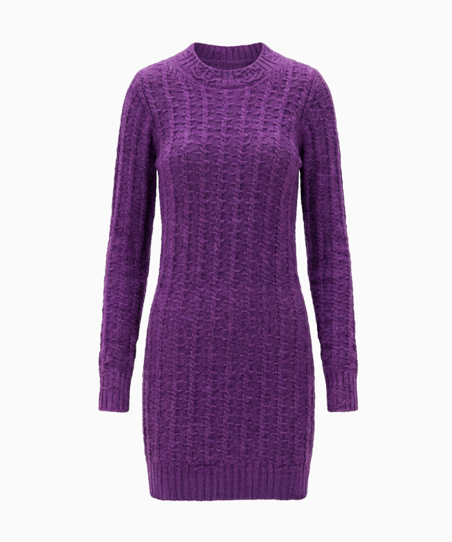 Achat Robe de soirée Chanel, modèle Maille Violette 2
