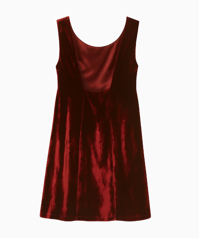 Location et Achat Ensemble Katharine Hamnett, modèle Velours Grenat FW1997 4